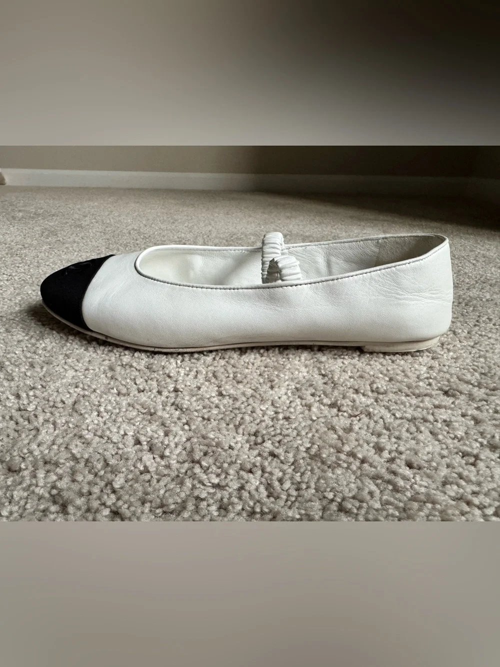CHANEL 24C Maryjane Ballerina Flats, No Leg warmers, Size 39